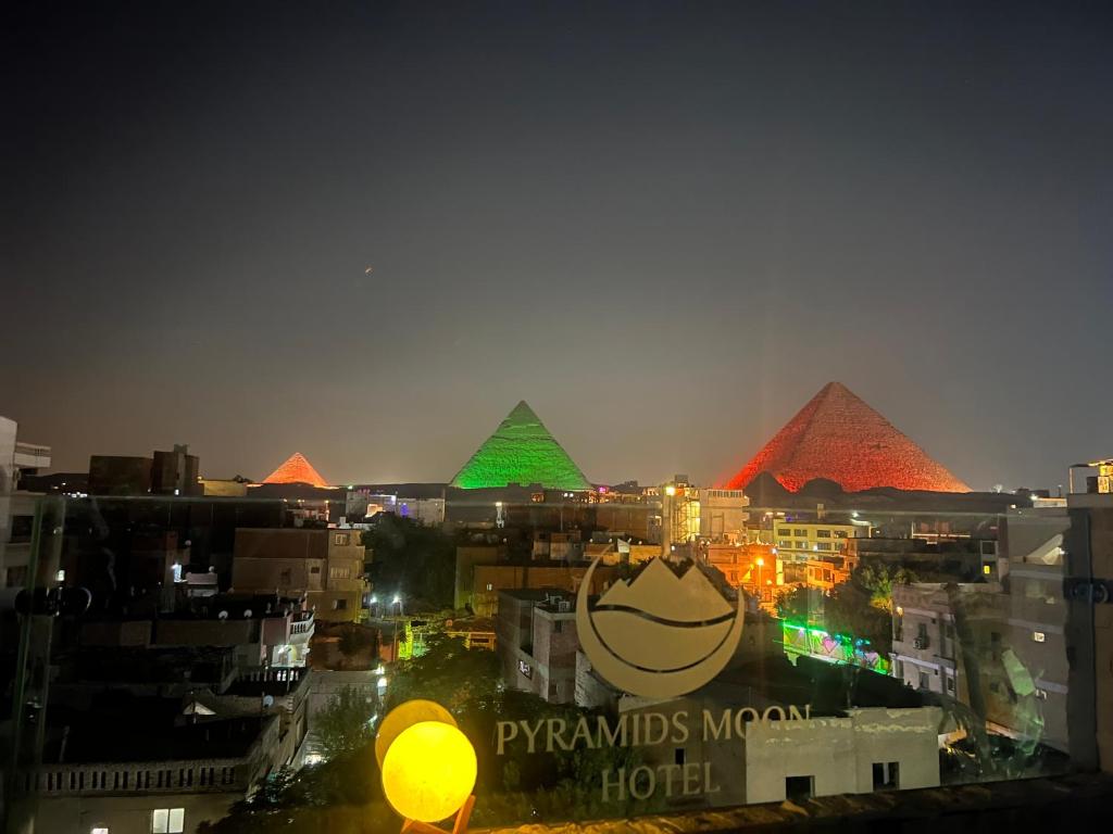 PYRAMIDS MOON VIEW